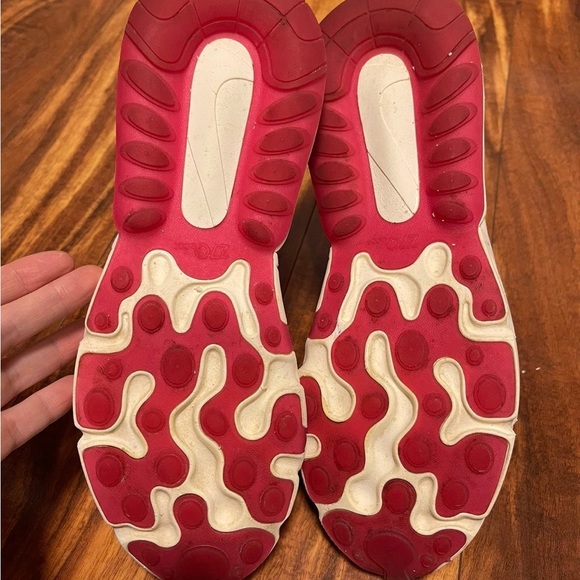 Nike Air Max 270 React Noble Red-Dark Sulfur - Picture 9 of 11